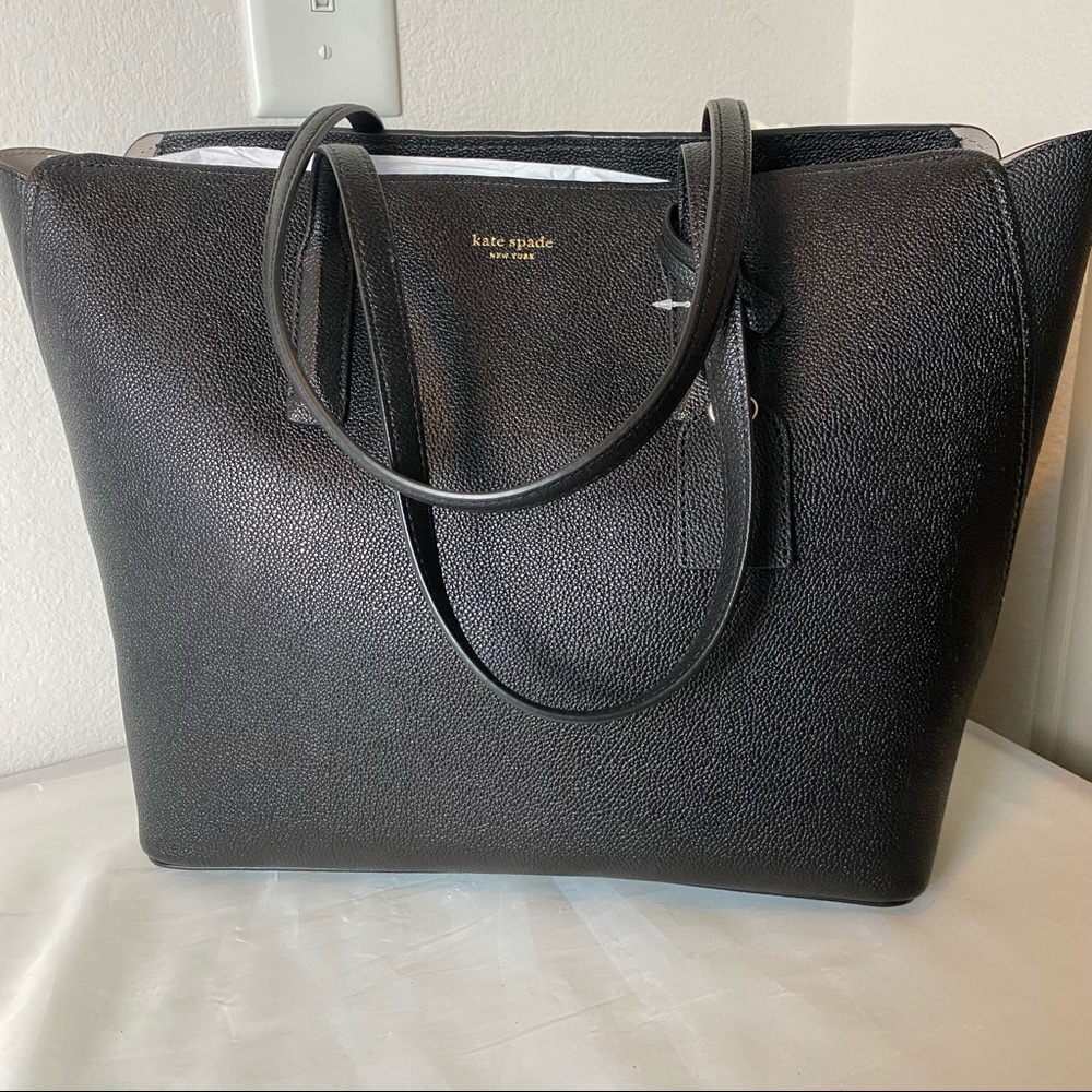 Kate Spade New York Large Leather BlackTote
